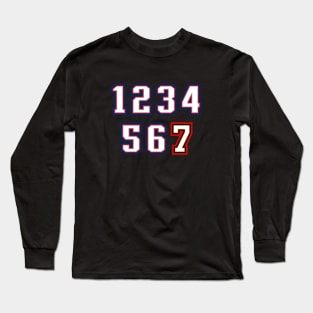 7 Rings - black 2 Long Sleeve T-Shirt